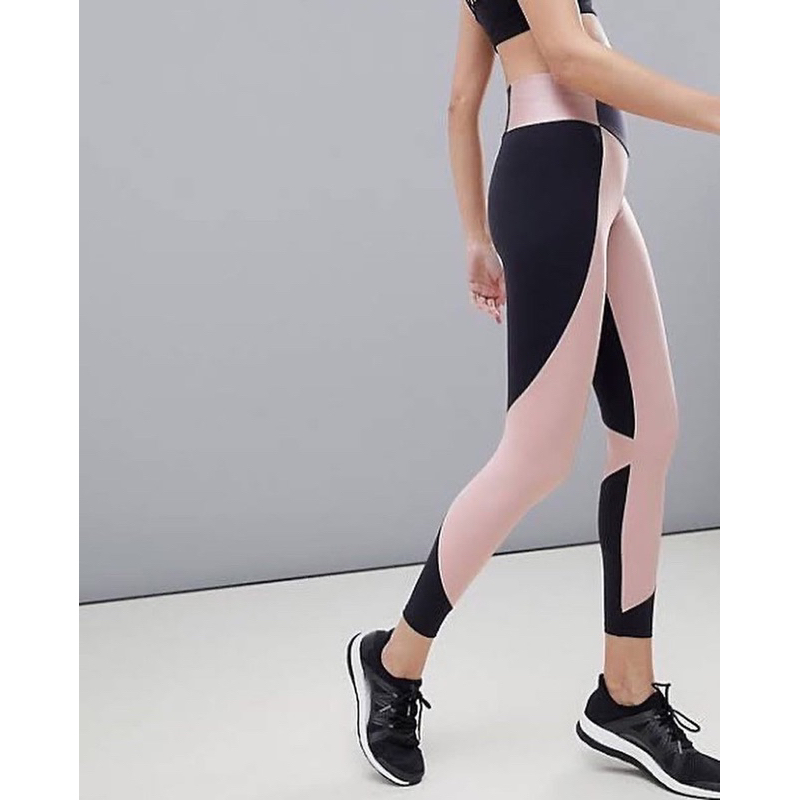 OYSHO Colorblock full length sports legging size L