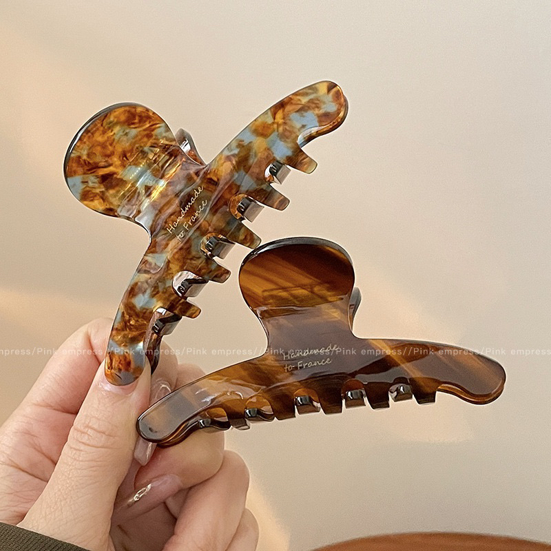 🇹🇭พร้อมส่งในไทย🇹🇭 กิ๊บติดผม Barrete Elegant Hair Clip ทรงยาว 9.5 cm. สีเรียบคลาสสิคงานพรีเมียม