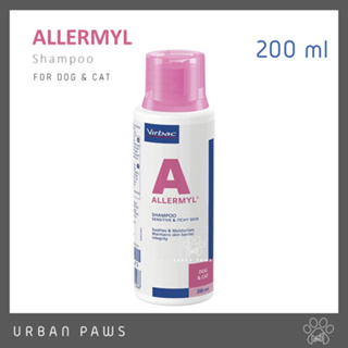 Virbac Allermyl Shampoo for Sensitive &amp; Itchy Skin แชมพูสำหรับสุนัขและแมว ที่ผิวแพ้ง่าย ขนาด 200 ml