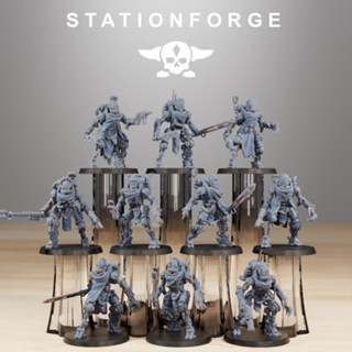 Warhammer 40k proxy Scavenger Junkbots Builder Kit - 3d print miniature boardgame model war game - StationForge