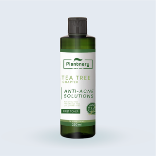 Plantnery Tea Tree First Toner (250 ml) โทนเนอร์ปรับสภาพผิว สารสกัดจากทีทรี สูตรลดสิว ควบคุมความมัน