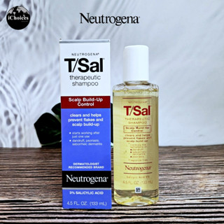 [Neutrogena] T/Sal Therapeutic Shampoo Scalp Build-Up Control 133 mL นูโทรจีนา แชมพู ลดรังแค