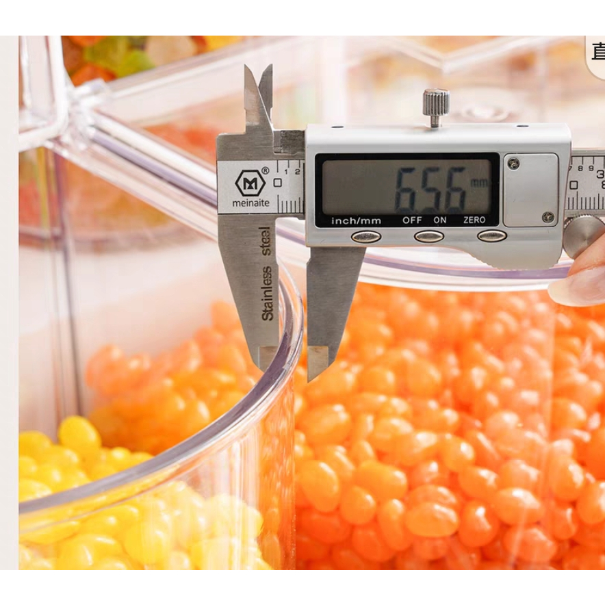 กล่องPETใสโถใสหนา #กล่องใส่ขนมขบเคี้ยว $กล่องใสใส่อาหาร @กล่องอะไหล่ /กล่องใส่ยาจีน *กล่องใสร้านขายขนมลูกอม โถพลาสติกใส - รูปที่ 7