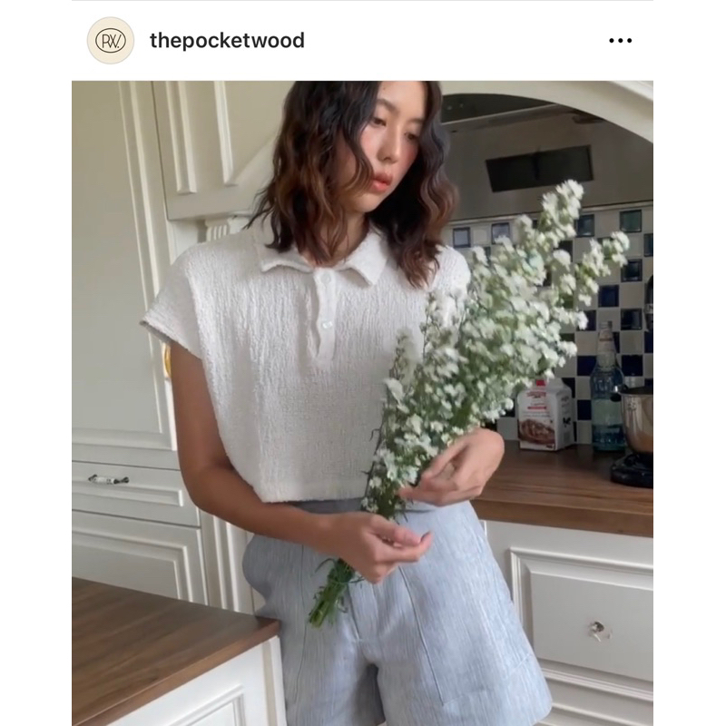 🍞🥛 New but wash, Yuki Polo Top - The Pocketwood