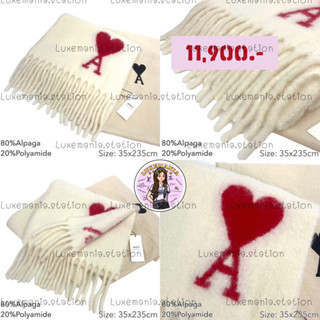 👜: New!! Ami Paris Scarf‼️ก่อนกดสั่งรบกวนทักมาเช็คสต๊อคก่อนนะคะ‼️