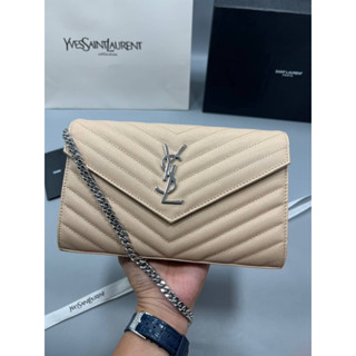 Saint laurent woc เกรด vip Size 23 cm อะไหล่เงิน