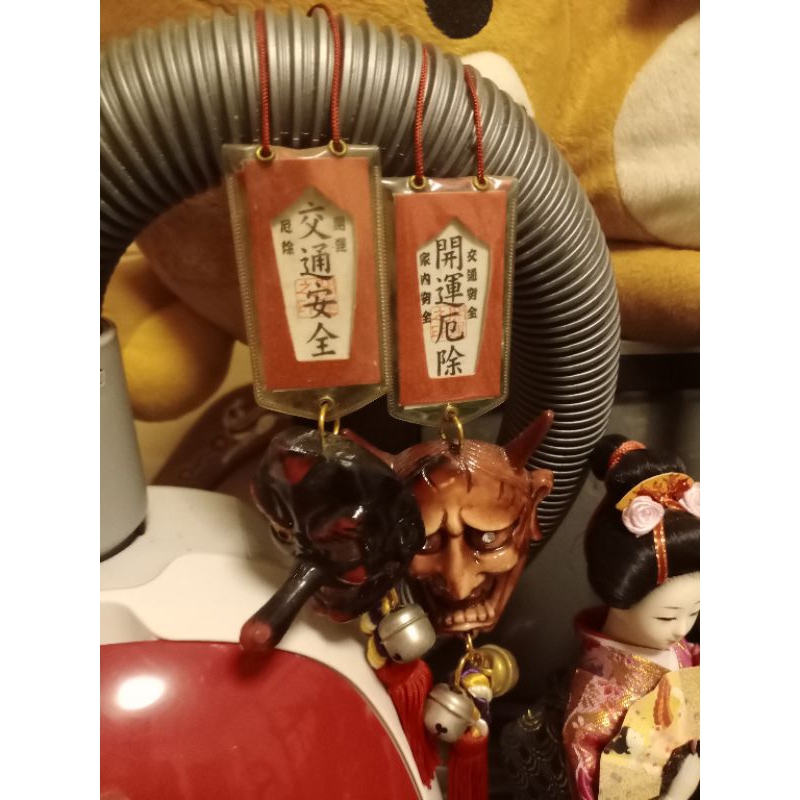 Living 14 หน้ากากญี่ปุ่นติดกระจกโชว์ 1ชิ้นเลือกซ้ายขวา