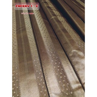 JK CURTAIN ผ้ารหัส CHERRY 1 - 6 หน้ากว้าง 48" (1.20ม.) #ผ้าม่าน #ผ้าหลา #ผ้าเอนกประสงค์ (ขายเป็นหลา นำไปตัดเย็บเอง)