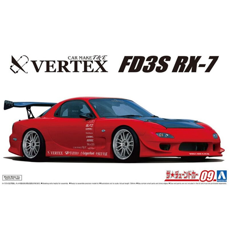 Aoshima 1/24 MAZDA RX7 VERTEX FD3S