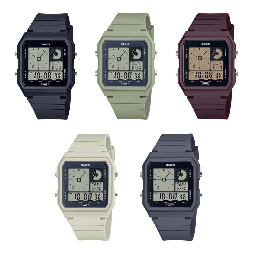 Casio Standard Digital นาฬิกาข้อมือผู้หญิง รุ่น LF-20,LF-20W   (LF-20W-1A,LF-20W-3A,LF-20W-5A,LF-20W-8A,LF-20W-8A2
