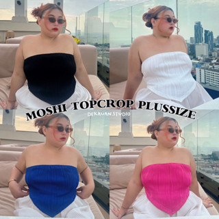 MOSHI TOPCROP PLUSSIZE