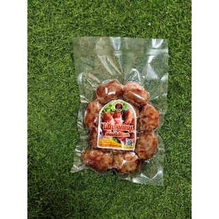 ไส้กรอกหมู ทอดไม่แตก 450 กรัม ร้านเจริญทรัพย์ช่องสามหมอชัยภูมิ