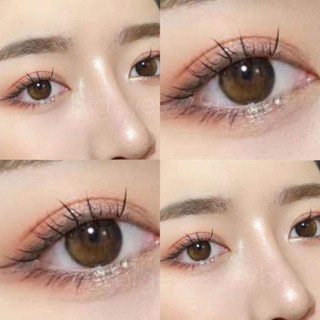 ✨ Brown ขนาดมินิ mini ☀️คอนแทคเลนส์กรองแสง uv เลนส์แท้จดทะเบียนถูกต้อง ผ่านอย.ไทย บิ๊กอายส์