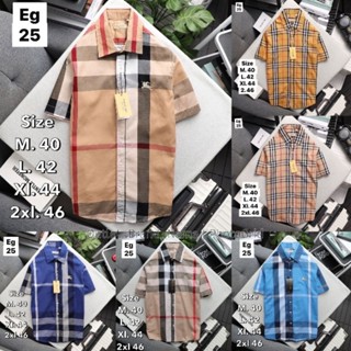 เสื้อเชิ้ตแขนสั้น BURBERRY Shirt ส่งฟรี