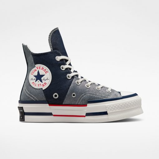 Converse รองเท้าผ้าใบ Chuck 70 Plus Retro Denim Hi Navy ( A03960CU3NAXX )