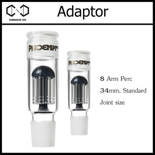 บ้องแก้ว อุปกรณ์บ้อง Phoenix Star 8 Arm 34 mm / Matrix 34 mm.  Adaptor Lego Bong PHX83