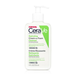 cerave hydrating cream to foam cleanser 236ml