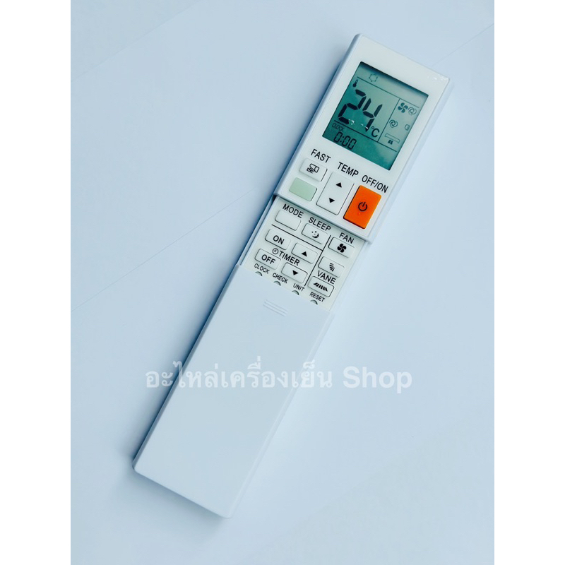 รีโมทแอร์ มิตซู อินเวอร์เตอร์ Mr. SLIM INVERTER 15VF (ไม่มีไฟหน้าจอ/ตัวยาว)