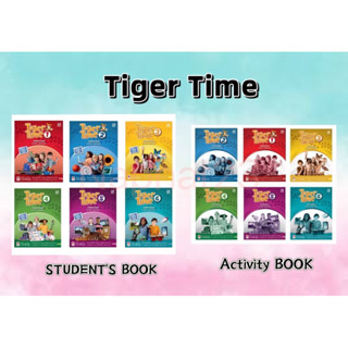 หนังสือเรียน Tiger Time Students Book  Activity book ป.1-6 #Pelangi