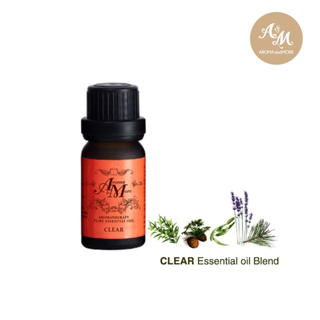 Aroma&amp;More  Clear น้ำมันหอมระเหยสูตรผสมเพื่อกลิ่นหอมสดชื่น สะอาด โล่งสบาย Essential oil 100% Blend-10/30ML