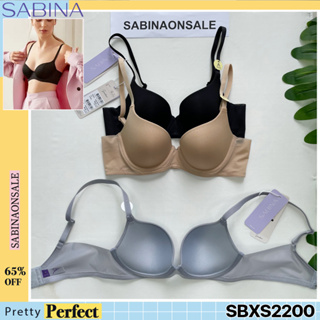 รหัส SBXS2200 Sabina ซาบีน่า เสื้อชั้นใน (มีโครง) Seamless Fit รุ่น S-Sixnatuer บัวตูม SBXS2200CD สีเนื้อ