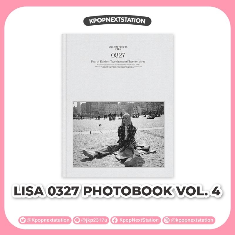 [ทักแชทรับโค้ด10%] พร้อมส่ง LISA BLACKPINK - 0327 PHOTOBOOK VOL.4