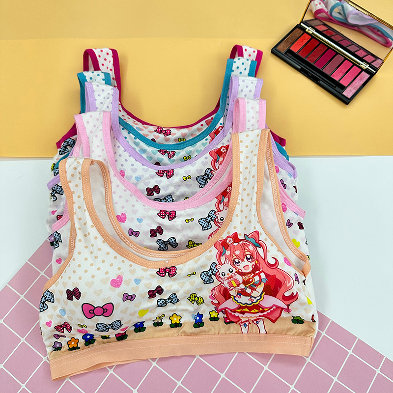 ชุดชั้นในเด็กอายุ ชุดชั้นในเด็กผู้หญิงบราฟองน้ำผ้านิ่มใส่สบาย 8-16 ปีรอบอก 20-34 นิ้ว sport bras NO.N822 - รูปที่ 2