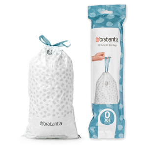 Brabantia ถุงขยะ ขนาด 30ลิตร จำนวน 3 แพ็ค(30ใบ) Perfect Fit Bags Code O 30 Litre 3 Rolls 30 Bags