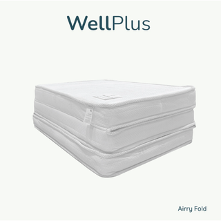 WellPlus ที่นอนยางพาราพับได้ รุ่น Airry Fold หนา4นิ้ว