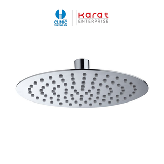 KARAT FAUCET หัวฝักบัวก้านแข็ง Rain Shower แบบกลม สแตนเลส KS-06-312-50