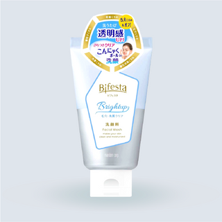 Bifesta Brightup Facial Wash (120g) 2 in 1 โฟมล้างหน้าและเครื่องสำอาง เพื่อผิวสะอาด กระจ่างใส