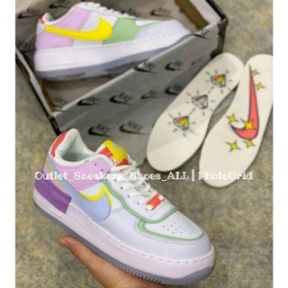 รองเท้า Nike Air Force 1 สีพาสเทล น่ารักๆ ส่งฟรี