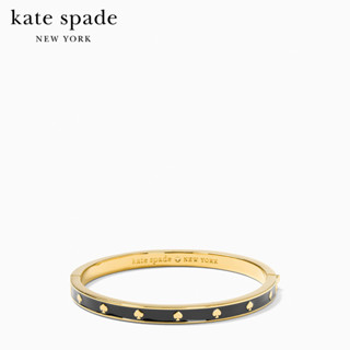 KATE SPADE NEW YORK SPOT THE SPADE ENAMEL HINGED BANGLE O0RU2565 กำไลข้อมือ