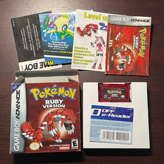 งานกล่องแท้ Pokemon Ruby (US) GBA