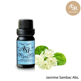 Aroma&amp;More  Jasmine Sambac Absolute DILUTE 10% -น้ำมันหอมระเหยมะลิ แซมแบค(ชนิดเจือจาง10%)- India 10/30ML