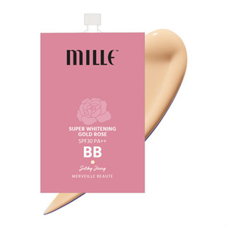 แบบซอง Mille Super Whitening Gold Rose BB Cream SPF30 PA++