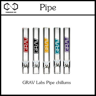 GRAV Labs Pipe chillums with GRAV LOGO  3" GR52