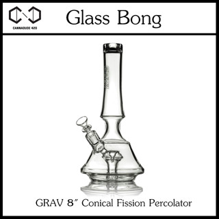 บ้องแก้ว GRAV 8" Conical Fission Percolator แจกันแก้ว 8 นิ้ว GR81