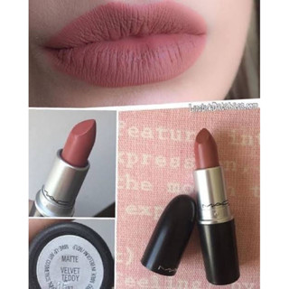 แท้ป้ายไทยถูกมาก ลิปสติก M.A.C Powder Kiss Lipstick #314 #316 ลิป mac Matte / Satin/ Velvet teddy