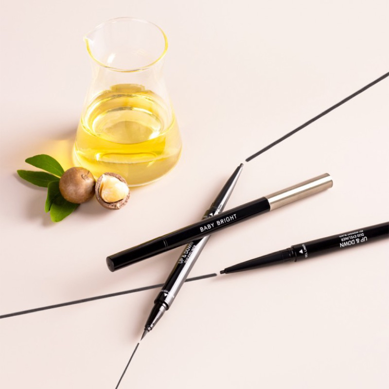 BABY BRIGHT UP&DOWN DUO EYELINER อัพแอนด์ดาวน์ดูโอ้อายไลน์เนอร์ 0.1G+0.3G เบบี้ไบร์ท - รูปที่ 3