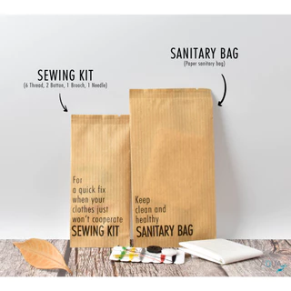 รุ่น Craft ซองกระดาษคราฟ งานซอง ของใช้ในโรงแรม Amenities Kit ของใช้ในห้องน้ำ hotel supplies อเมนิตี้