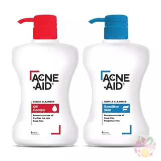 Acne Aid Cleanser 500 ml Exp.2025 หัวปั๊ม แอคเน่ เอด คลีนเซอร์ 500 ml หัวปั๊ม