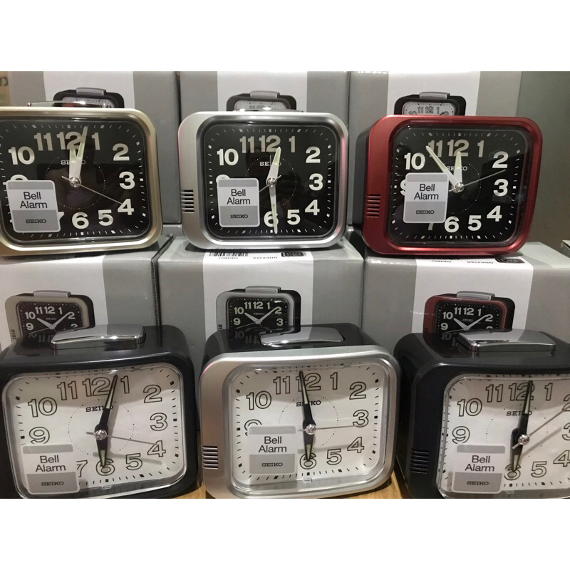 นาฬิกาปลุก Seiko รุ่น QHK028 นาฬิกาปลุกกระดิ่ง ของแท้ พร้อมส่ง