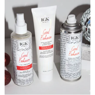 ลด 18% {โค้ด 8MZCRVW} [พร้อมส่ง] IGK Good Behavior 4-In-1 Prep Spray 207 ml