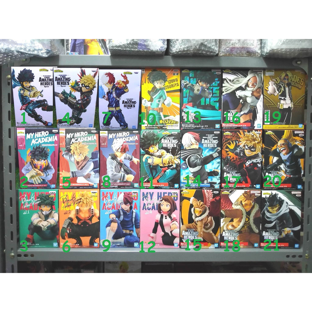 (ของแท้ 100 แบบ) รวม มายฮีโร่ อคาเดเมีย My Hero Academia Banpresto​  Figure