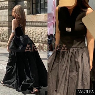 MAXI DRESSสีดำทรงยาวช่วงหน้าอกปักใส่ออกงาน ใส่เดินห้างชิวๆสวยหรู ดูแพงสุดๆ