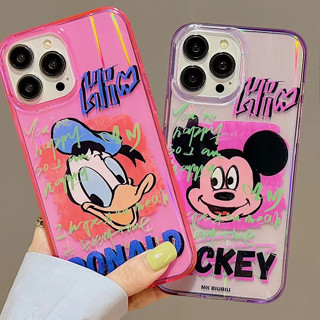 🎁ส่งของขวัญ🎁เคสไอโฟน สำหรับ 11 13 for iPhone Case 14 12 Pro Max น่ารัก หนู เป็ด กันกระแทก ปกป้อง เคสโทรศัพท์