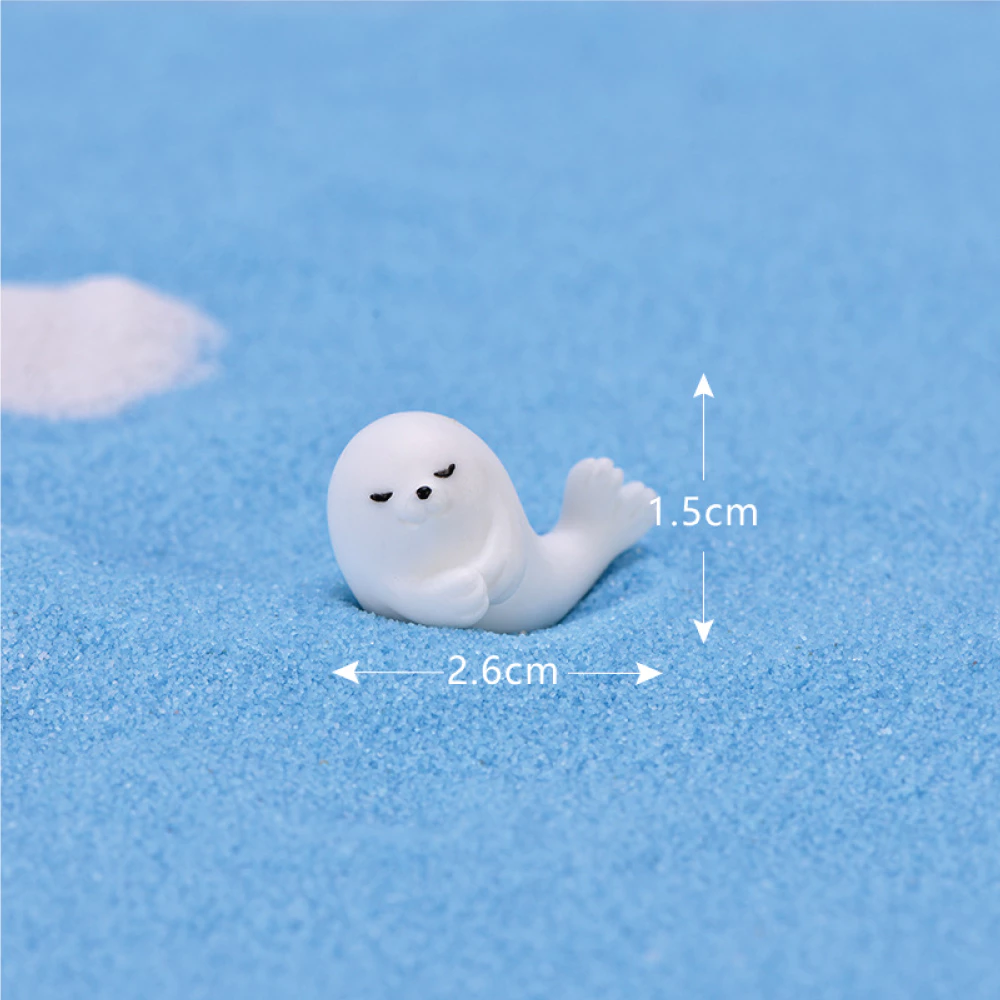 ตุ๊กตาสัตว์ทะเลจิ๋ว เรซิ่นแต่งสวน thumbnail 8