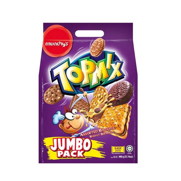 Munchy's Topmix ขนมคละแบบรวมรส ชิ้น 900g