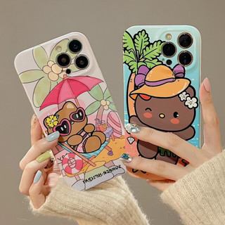 💕พร้อมส่ง💕iPhone 14 13 12 11 Pro Max เคส for เคสไอโฟน11 น่ารัก Hello Kitty บางเบาพกพาง่าย การ์ตูน โซ่มุก  กันกระแทก Case